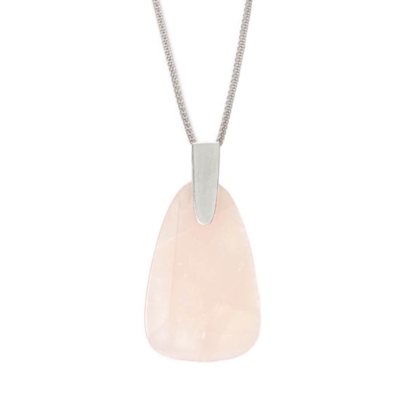 KENDRA SCOTT Rose Quartz Adjustable Maeve Necklace - Picture 4 of 5